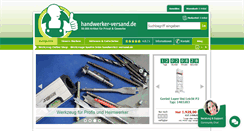 Desktop Screenshot of handwerker-versand.de